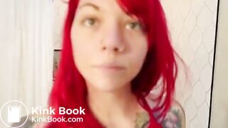 Lovely redhead poo..