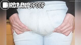 Blue Speedo Triple Jeans Poop