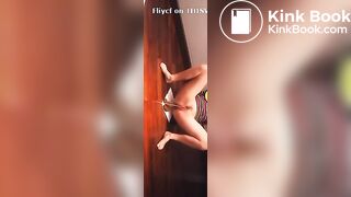 Girl shits and pees