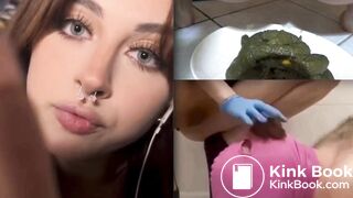 Cute Girl Poop Feeding Sensual POV Tease (Collage Edit)