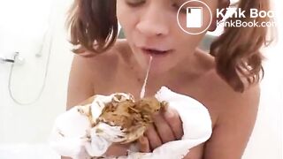 Classic poo in her undies..