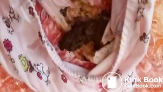 Poop in pink shorts