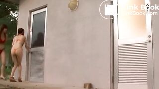 2 Japanese girls pooping their bikinis..
