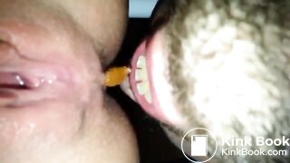 Licking a dirty butthole