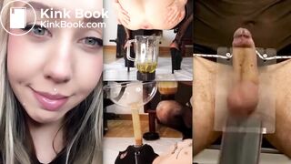 Human Toilet Funnel Swallowing CBT Ahegao Tease (Edit)