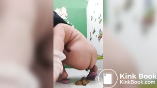 Latina taste eat scat dirty belly *rare