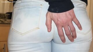 Light Pink Double Jeans Poop