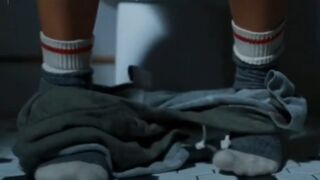 Women has extreme diarrhea while on the phone