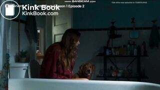 Women has extreme diarrhea while on the phone