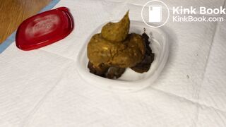 HOT SCAT GIRL DOUBLE SHIT IN CONTAINER FOR SLAVE