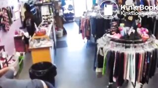 She poops herself in a store