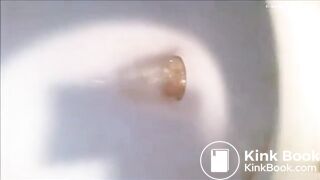 Sexy Girl Pooping on the Toilet - video 2