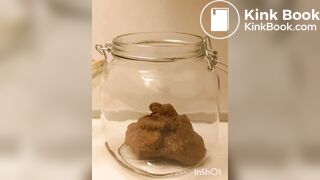 japanese girl poop in the jar