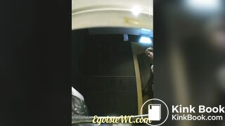 Girls toilet poop