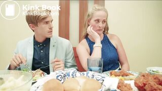 Desperate woman poops outside (scene)
