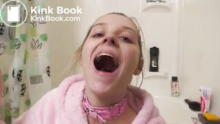 Eating poo for the first time..