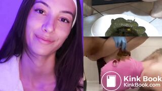 Human Toilet Femdom Poop Feeding Tease (Collage Edit)