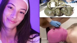 Human Toilet Femdom Poop Feeding Tease (Collage Edit)