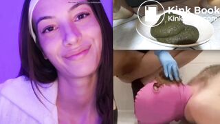 Human Toilet Femdom Poop Feeding Tease (Collage Edit)