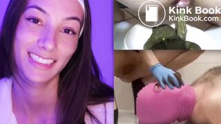 Human Toilet Femdom Poop Feeding Tease (Collage Edit)