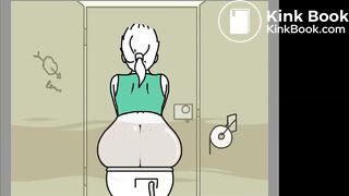 Big Booty Girl Poop Desperation In Classroom