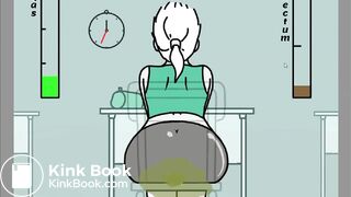 Big Booty Girl Poop Desperation In Classroom