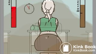 Big Booty Girl Poop Desperation In Classroom