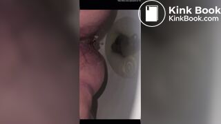 Insta model takes a dump