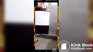 Indian aunty piss, shit