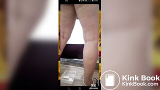 Indian aunty piss, shit