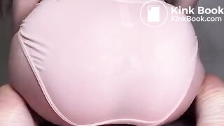 She wears big panties and poops in them