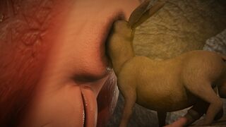 Lovin' In The Lair (Dragon Scat Anal Vore Animation)