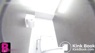 Office Japanese pooping in toilet