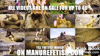 ManureFetish Spring Sale - Girls in cowshit
