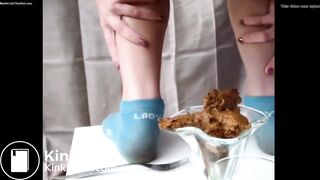 Hairy Girl Takes A Massive Shit Inside A Glass Cup