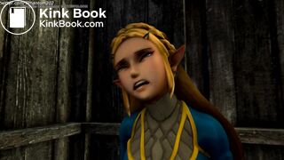 BOTW Zelda Bombs an Outhouse