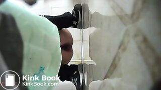 Chinese girl toilet pooping