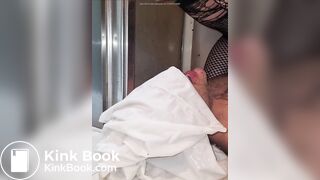 Sweet Asian girl peeing for her boyfriend