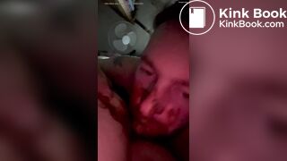 Licking shit from my girlfriend’s bum