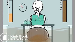 Slut can't hold in her delicious waste anymore~