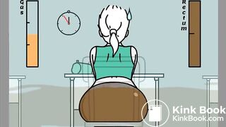 Slut can't hold in her delicious waste anymore~