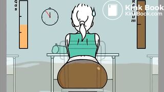 Slut can't hold in her delicious waste anymore~