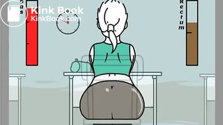 Slut can't hold in her delicious waste anymore~