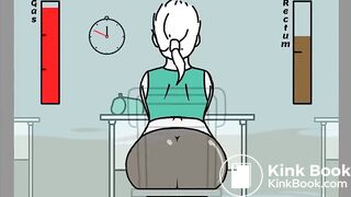 Slut can't hold in her delicious waste anymore~