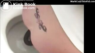 White Girl Drops Monstrous Loads Of Poop