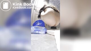 beautiful chinese girl goes to the toilet - video 8