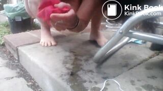 Milf takes an enema 1
