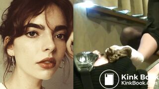 Human Toilet Poop Feeding By Sexy Brat (Collage Edit)