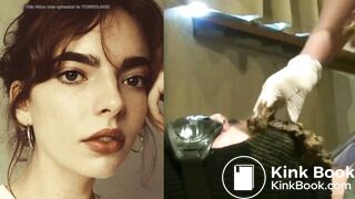 Human Toilet Poop Feeding By Sexy Brat (Collage Edit)