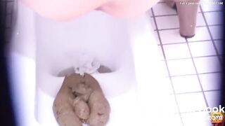 Japanese girls punish their toilet